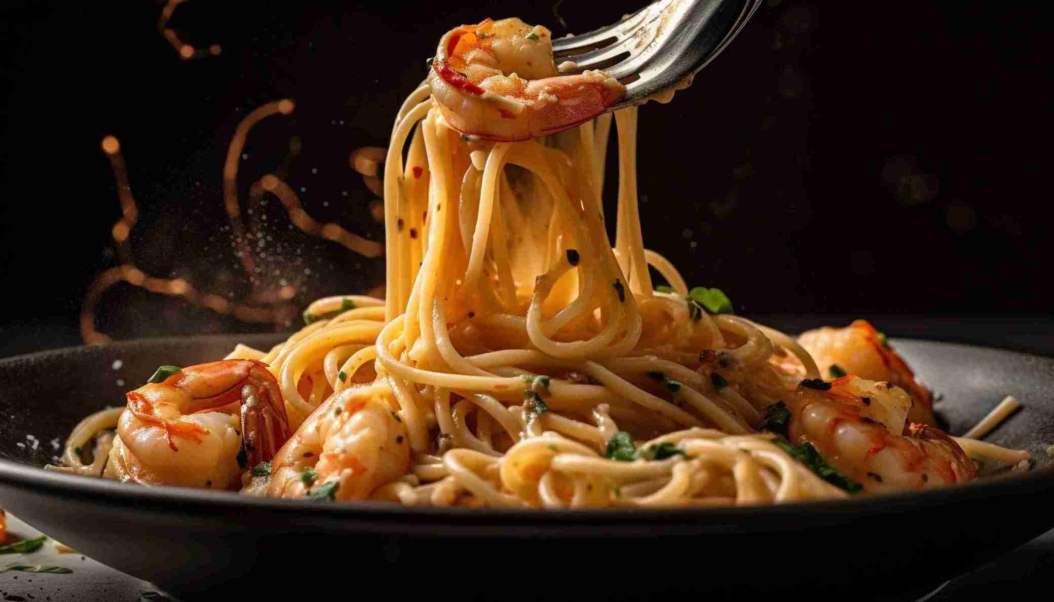 Garlic Butter Shrimp Pasta